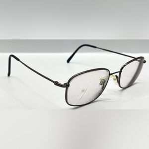 Marchon Autoflex 47 Gunmetal Oval Sunglasses Frames Only